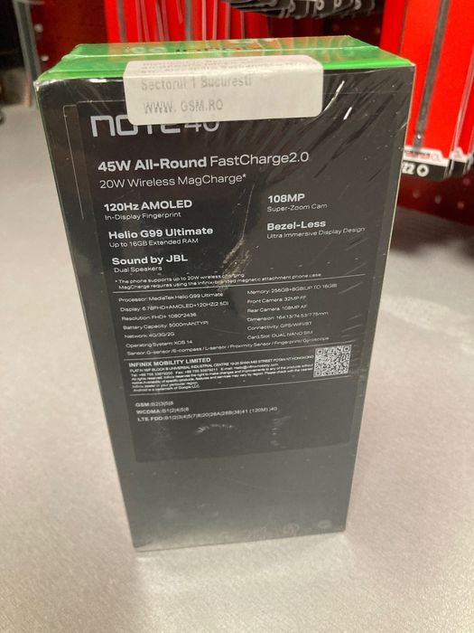 Infinix Note 40 чисто нов
