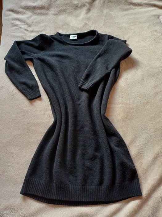 Rochie Vila  tricot neagră mărime S