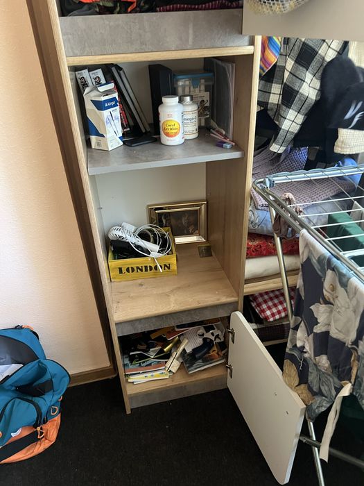 Пенал шкаф пен ашылатын стол сатылады