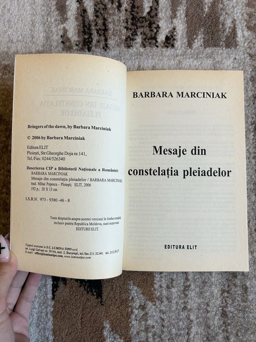 Carte Mesaje din constelația pleiadelor - Barbara Marciniak (Editura ELIT)