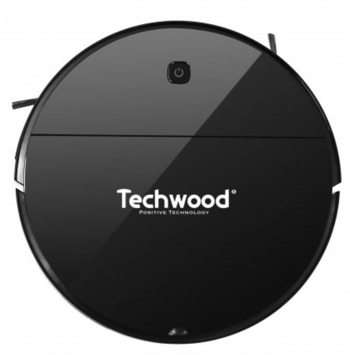 Робот прахосмукачка 2 в 1 Techwood TAR-2036, 450 Pa, 350 мл, Моп, Автономия 90 мин, Черен