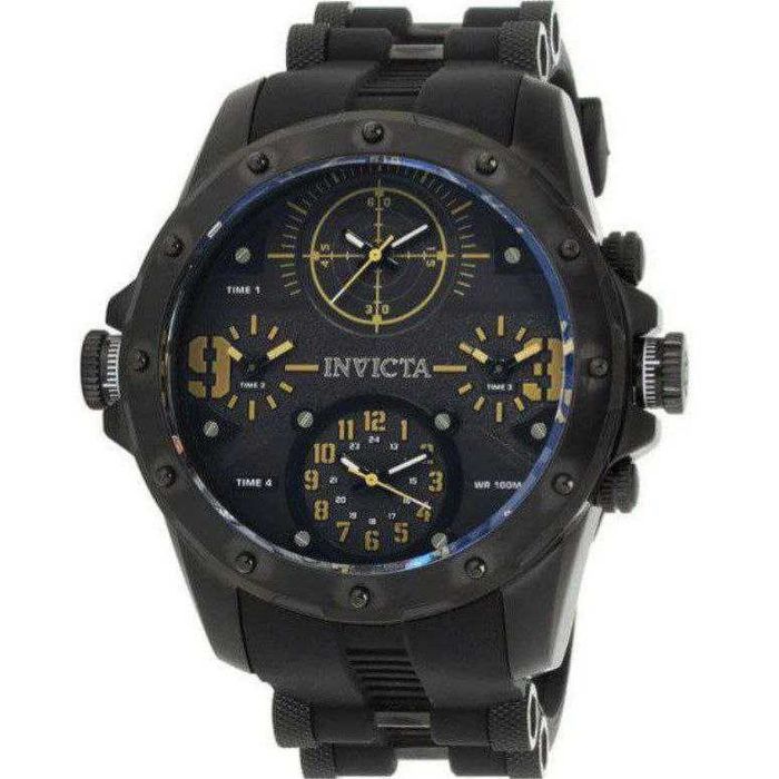 Часы 31140 Invicta Coalition Forces 4-Time Black Gunmetal Military