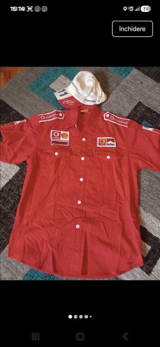 Camasa ferrari +sapca baseball