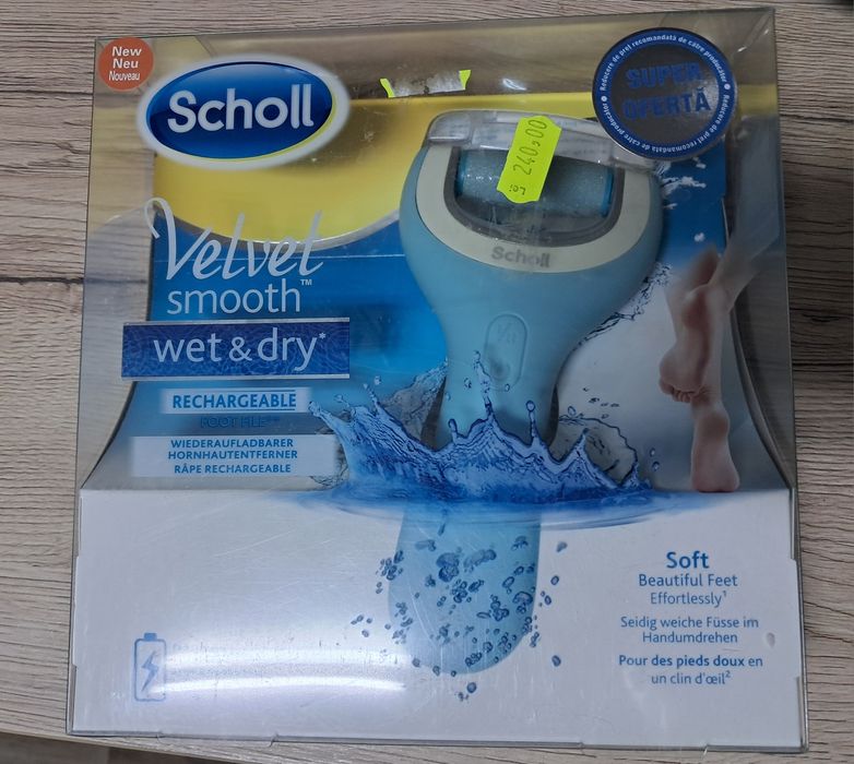 Pret fix - Nou, sigilat - Pile electrica picioare Scholl Velvet + reze