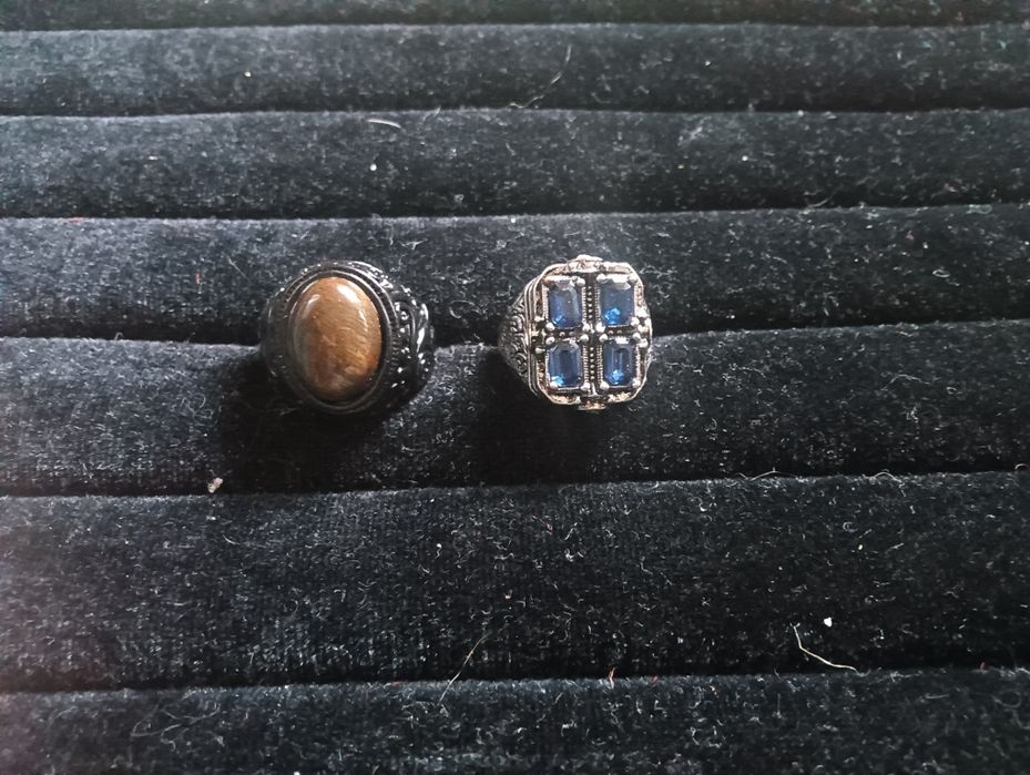 Перстни мельхиоровые винтаж.