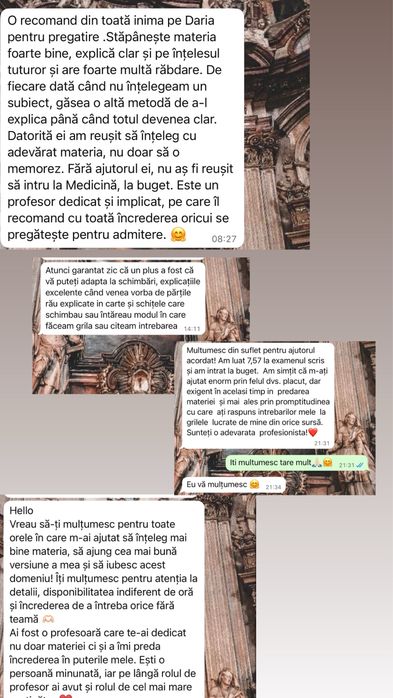Meditații Admitere Medicină 2027–2028 | Pregătire personalizată | Online & Târgu-Mureș