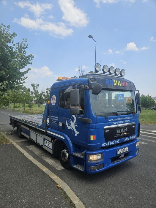 MAN TGL 10.180 Platforma Hidraulica Tractari Auto