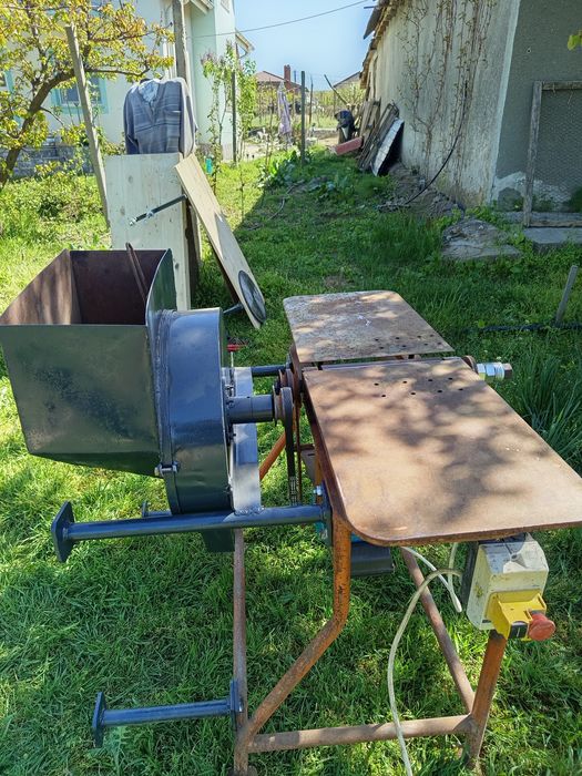 Circular, abric, freză și moară de cereale