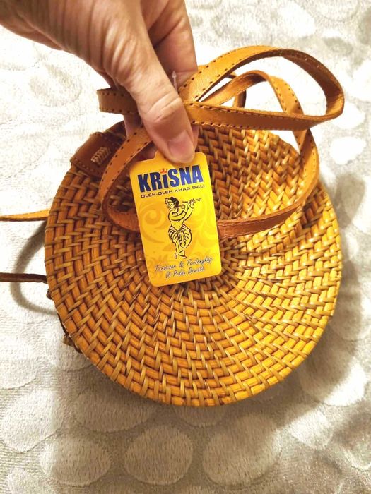Плетена чанта от Бали,нова