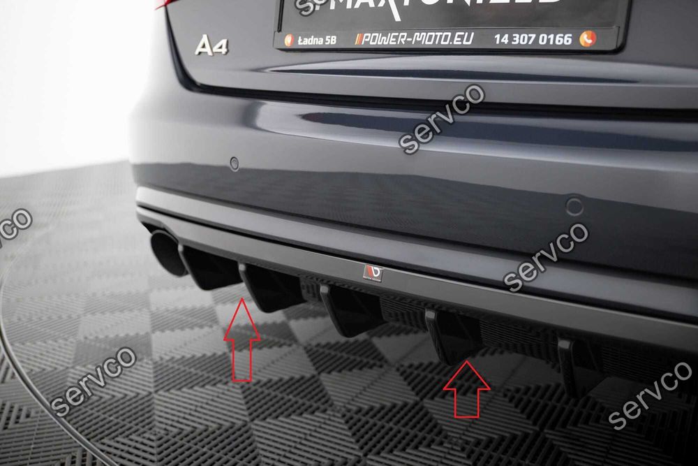 Difuzor bara spate Audi A4 B8.5 Facelift 2011-2015 v33 Maxton Design