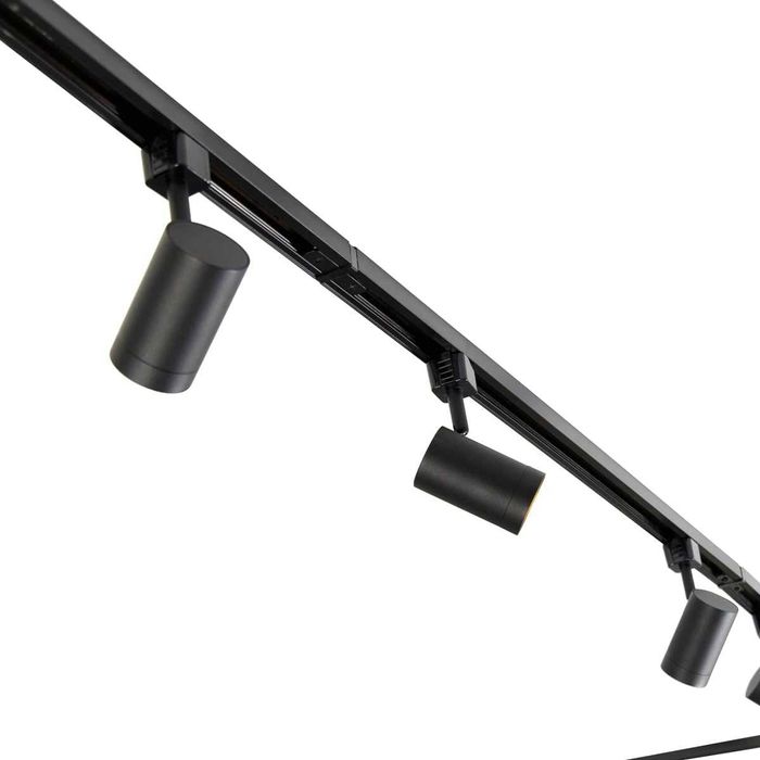 Qazqa  Jeana - Модерна алуминиева 1-фазна шинна осветителна система