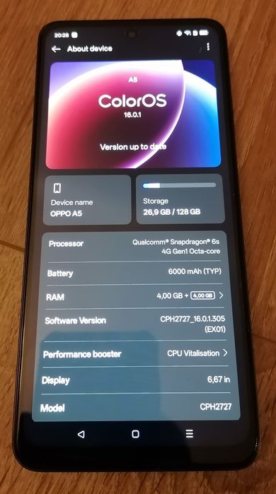 OPPO A5 Dark Purple DualSIM