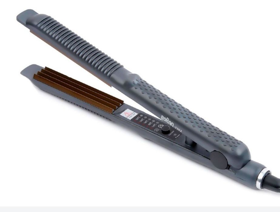 УТЮЖОК ПРОФЕССИОНАЛЬНЫЙ FBT МОДЕЛЬ. Стайлер плойка гофре для волос
