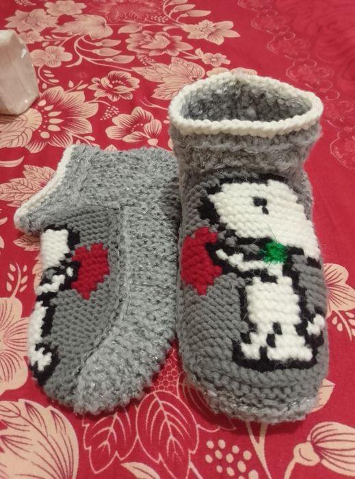 Следки-носки вязанные