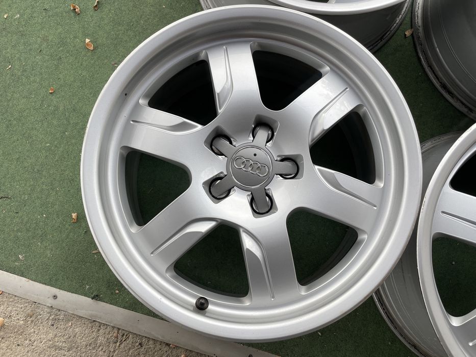 4бр. Отлични 17” Оригинални Джанти 5х112 за -AUDI- 7,5Jx17H2, ET28