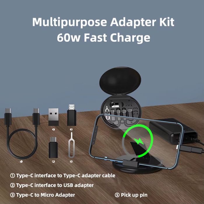 Kit cabluri 6-în-1 – Multiport, Fast Charge.