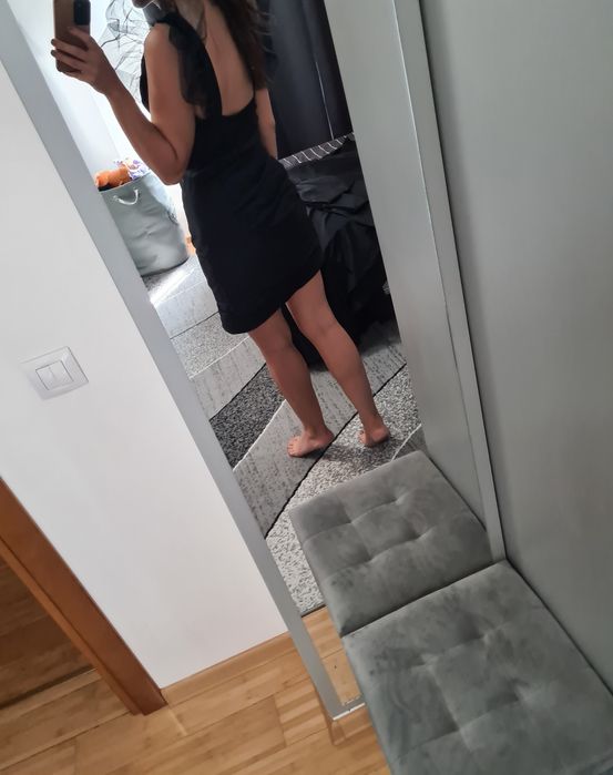 Rochie cu trena detașabilă