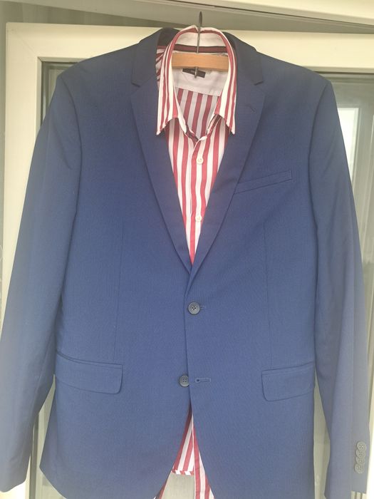 Sacou barbati elegant culoare bleumarin nr 50