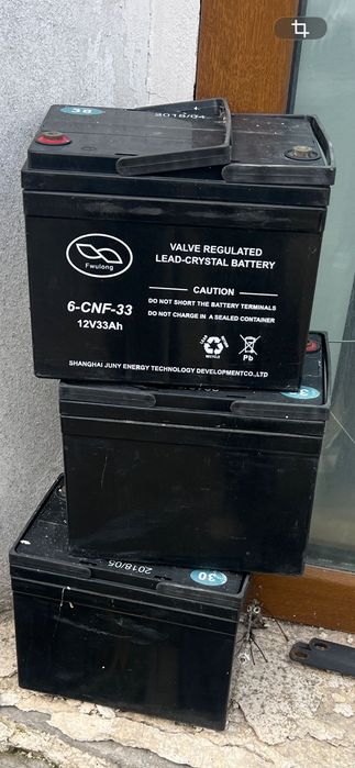 Vand baterii 12V 33Ah si 12V 55Ah