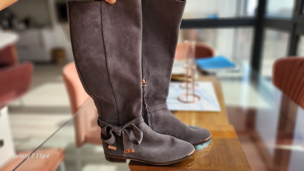 Cizme dama Ted Baker piele naturala antilopa