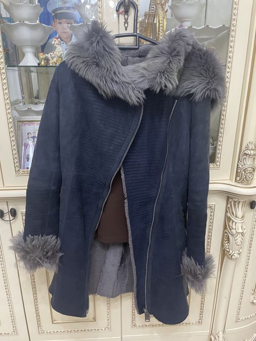 Дубленка б/у жақсы жаңа тап таза