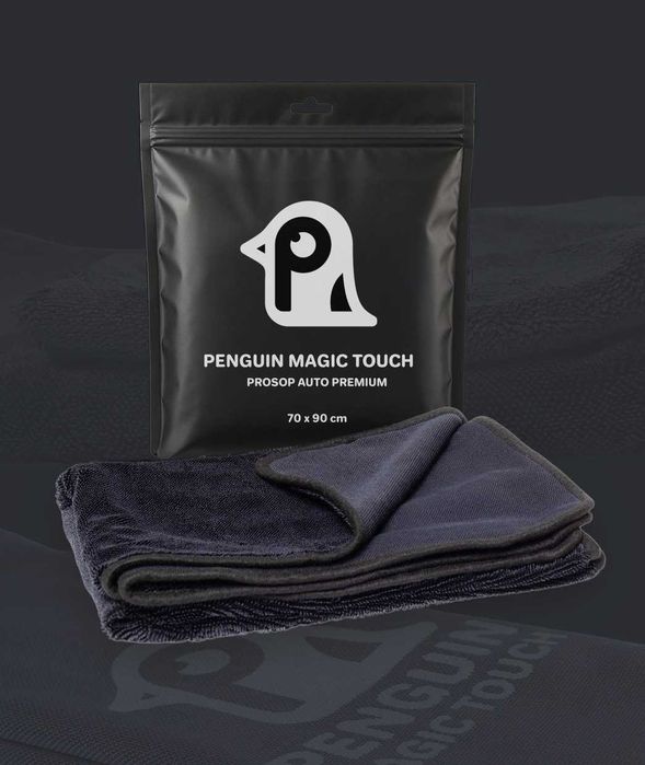 PREMIUM: Prosop Auto Microfibra Penguin Magic Touch Pachet COMBO