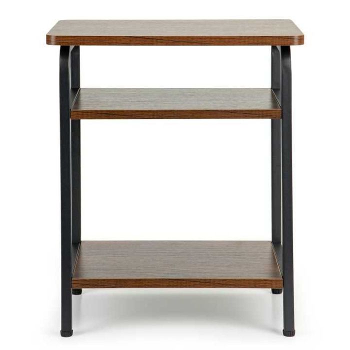 Модерна холна маса с 2 рафта, Стил Loft, Метални крака, 40 x 30 x 47см