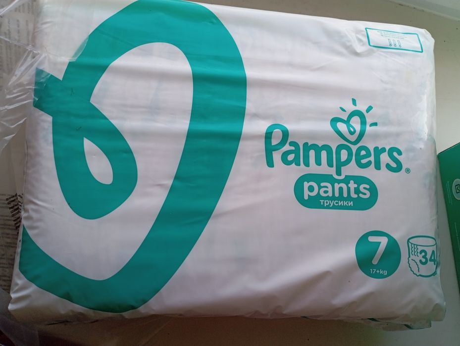 Трусики памперс pampers 7