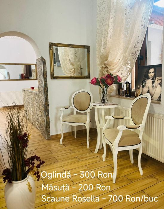 Vând scaune, mese  și birou recepție