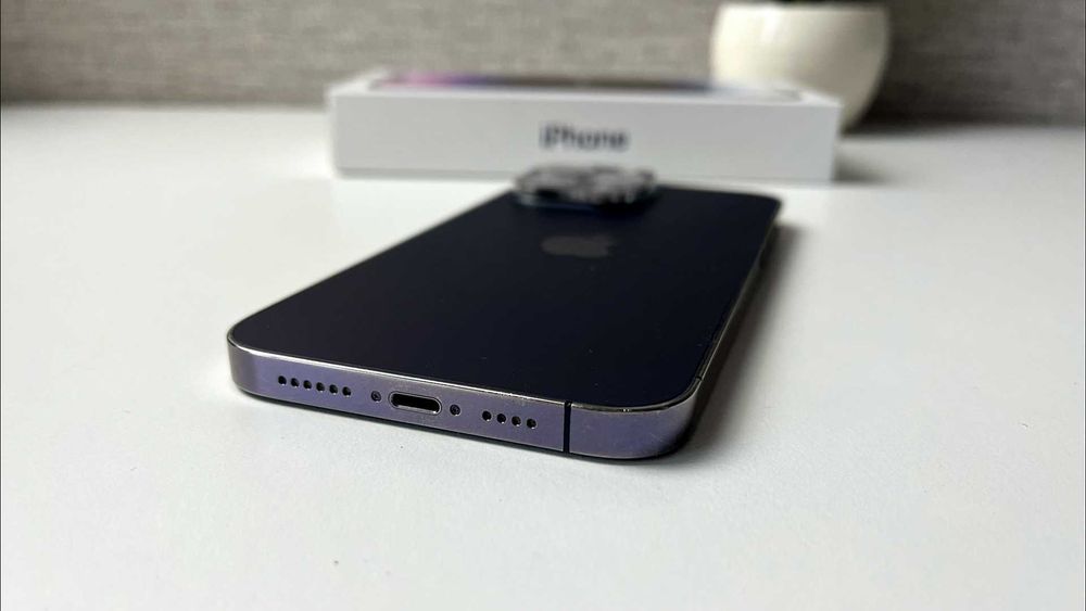 iPhone 14 Pro Max Deep Purple 128 Gb stare buna la cutie