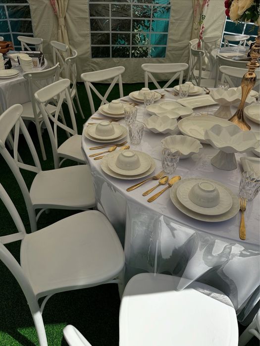 Аренда прокат стол, стулья, посуда