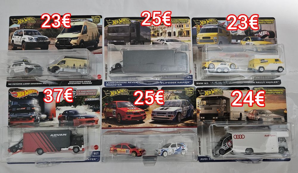 Hot wheels Team Transport Premium колички