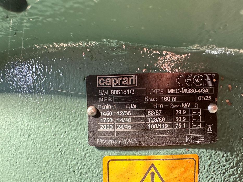 Pompe Caprari pentru motopompe