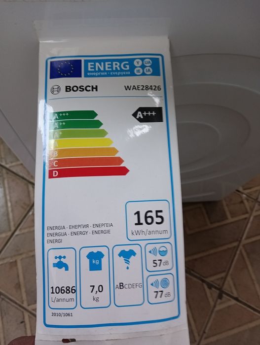 Пералня Бош Bosch Serie 4 A+++  7кг 24 месеца гаранция!