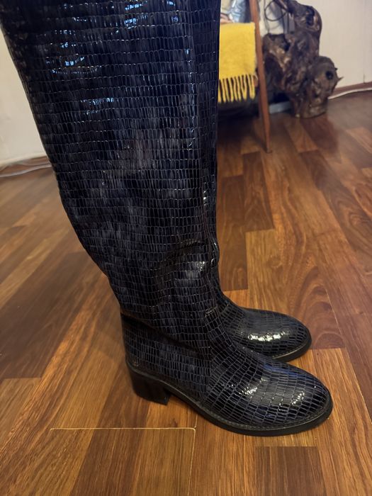 Дамски ботуши -естествена кожа
