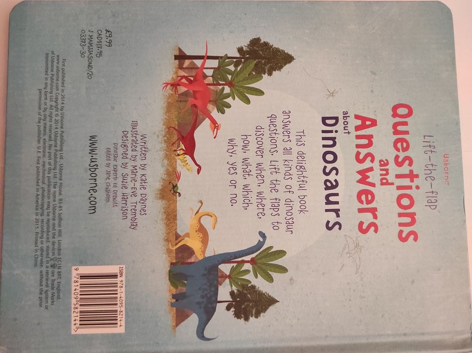 Carte pentru copii engleza - Questions and Answers about Dinosaurus