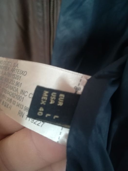 Geaca bărbați piele Massimo Dutti mărimea L