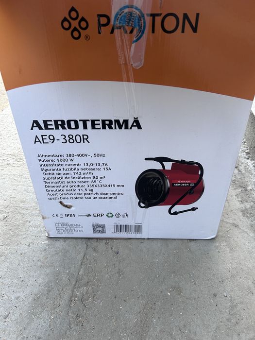 Aeroterma aer cald / rece electrica