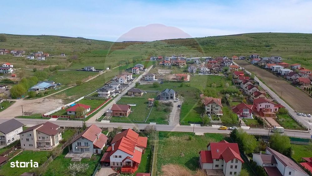 Teren cu autorizatie de constructie la intrare in Chinteni, Comision 0