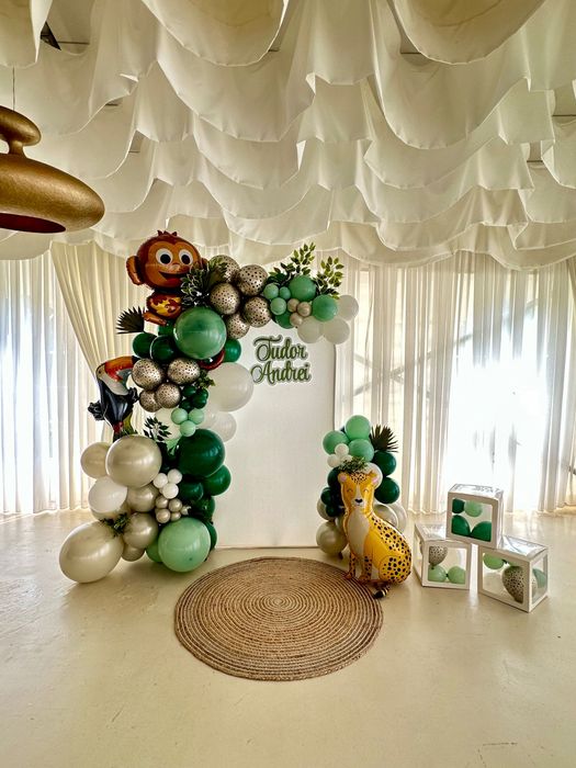 Arcadă baloane + aranjamente boho | Evenimente | Rixien Event