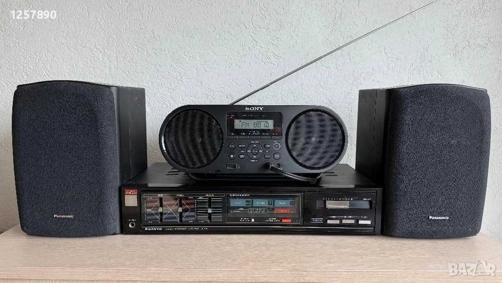 Тонколони Panasonic усилвател Sanyo