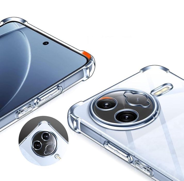 Прозрачен Силиконов Удароустойчив Кейс за Xiaomi Poco F7 ULTRA