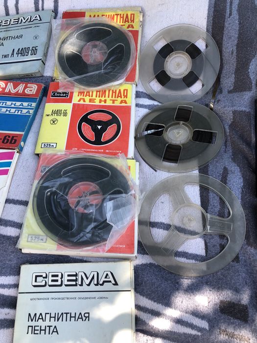 Бобины катушки для магнитофона