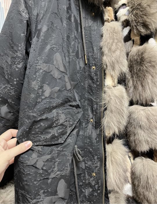 Парка , тёплая с норкой