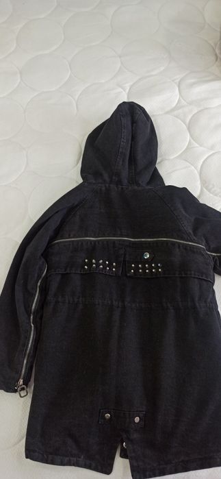 Парка джинсовая ,теплая