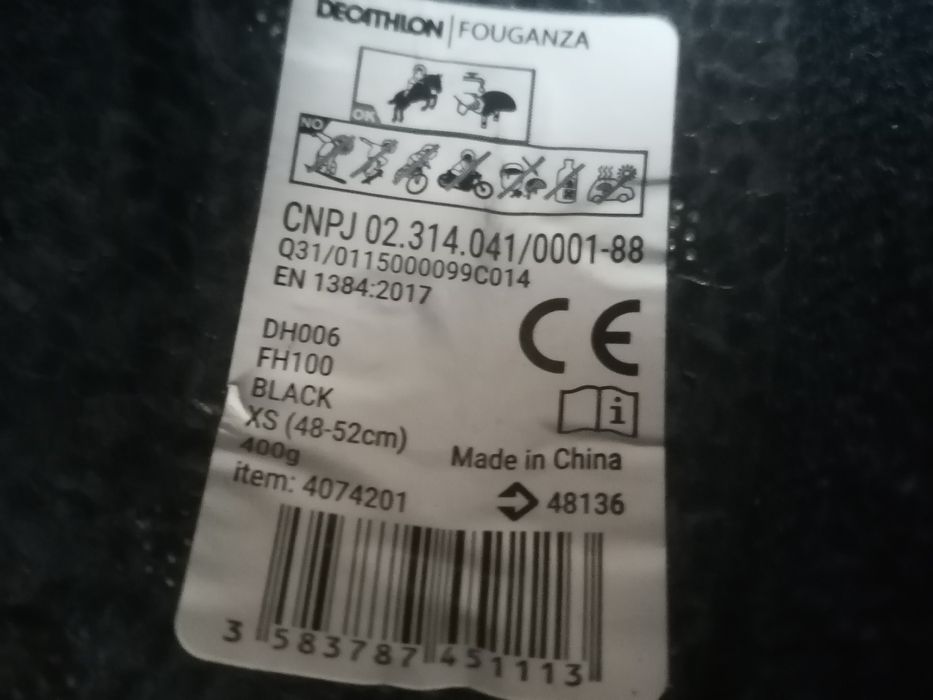 Casca hipism Fouganza calarie echitatie cai cal ecvestru
