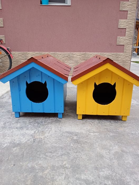 Cușcă căsuța pisică