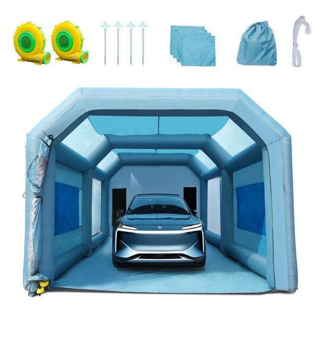 Cabina de vopsit gonflabilă 7 x 4 x 2.8m - NOUĂ
