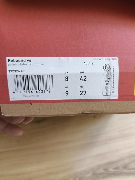 Маратонки PUMA Rebound v6 Сникърси Бели