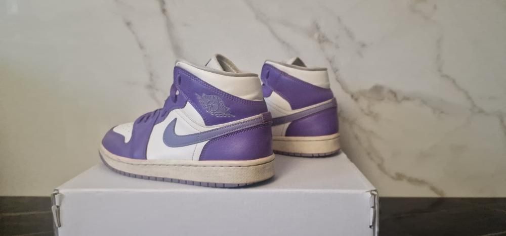 Jordan 1 purple and white for women